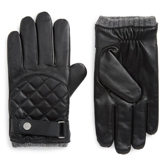 ralph lauren quilted gloves